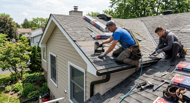 A Frame Roof Repair in Elizabeth, CO