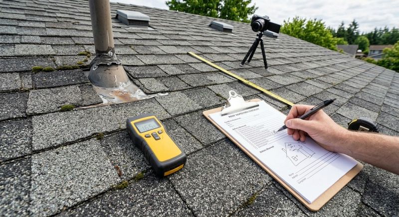 Asphalt Roof Inspection in Castle Rock, CO