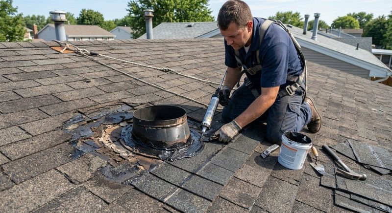 Asphalt Roof Leak Repair in Elizabeth, CO