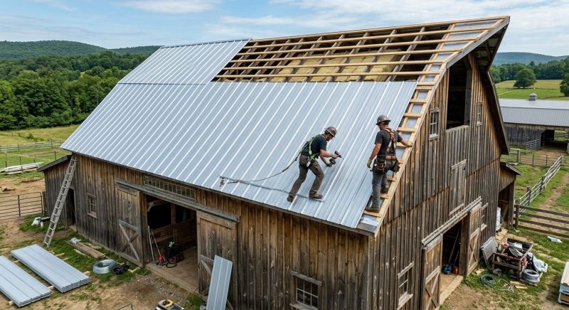 Barn Roof Construction in Elizabeth, CO