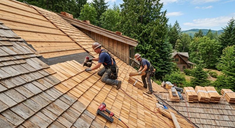 Cedar Roof Installation in Aurora, CO