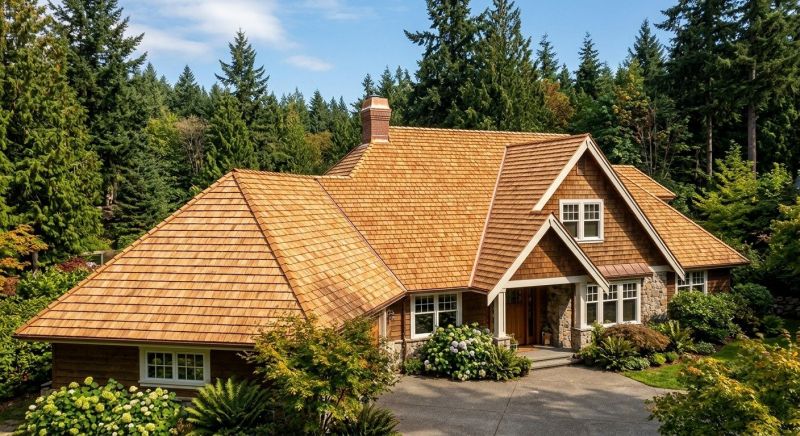 Cedar Roof Installation in Elizabeth, CO