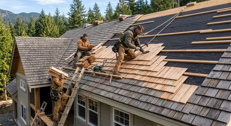 Cedar Roof Installation in Elizabeth, CO