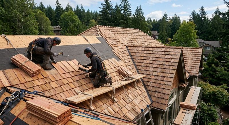 Cedar Roof Installation in Parker, CO