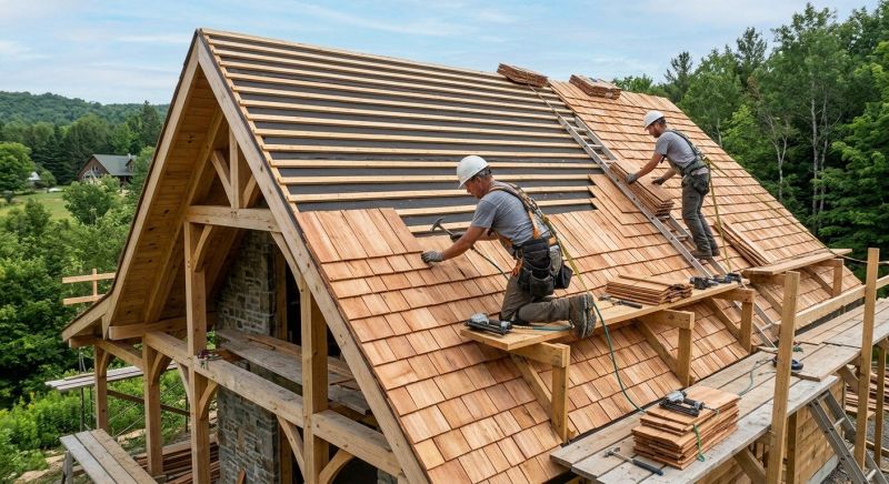 Cedar Shake Roof Construction in Kiowa, CO