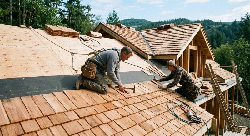 Cedar Shake Roof Construction in Elizabeth, CO