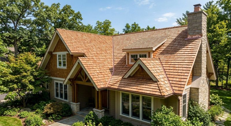 Cedar Shake Roof Construction in Monument, CO
