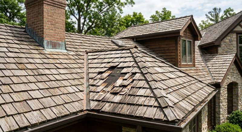 Cedar Shake Roof Repair in Elizabeth, CO