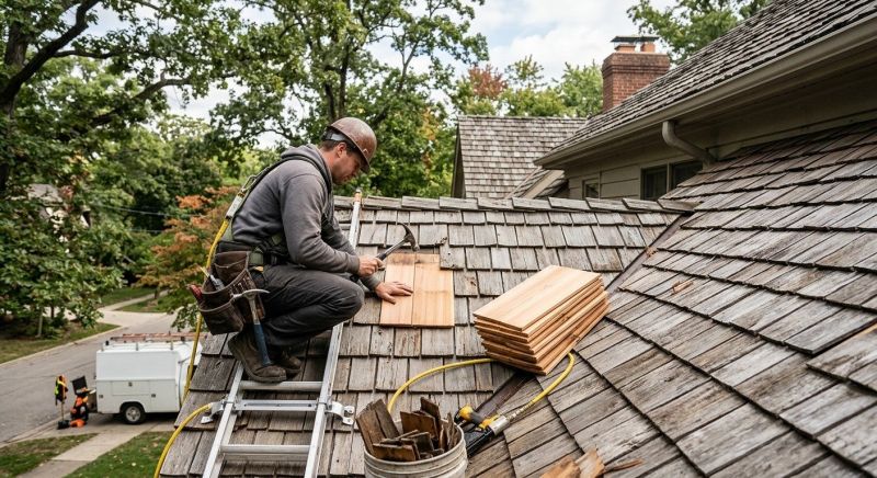 Cedar Shingles Repair in Elbert, CO