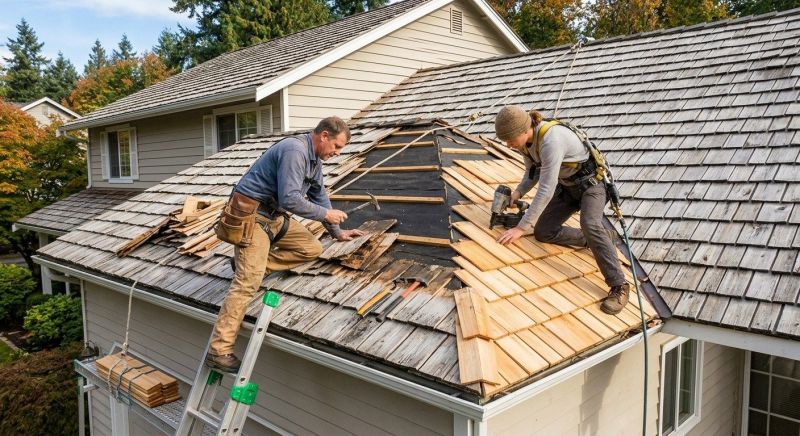 Cedar Shingles Repair in Elizabeth, CO