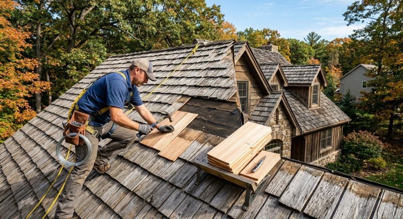 Cedar Shingles Repair in Elizabeth, CO