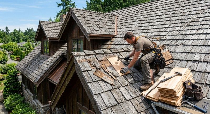 Cedar Shingles Repair in Monument, CO