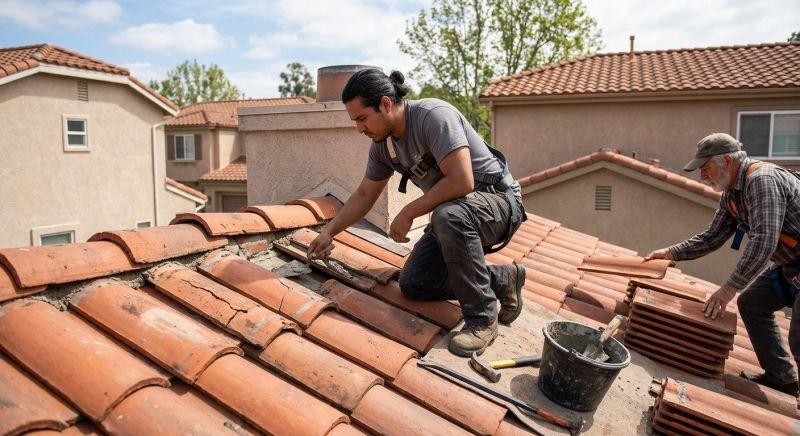 Clay Roof Leak Repair in Elizabeth, CO
