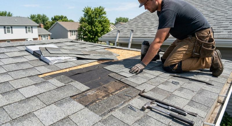 Composite Roof Repair in Elizabeth, CO