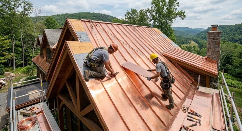 Copper Roof Installation in Elizabeth, CO