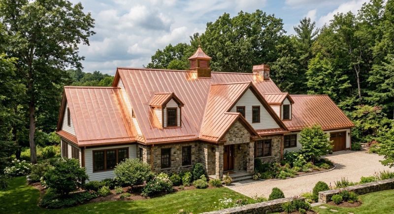 Copper Roof Replacement in Elizabeth, CO