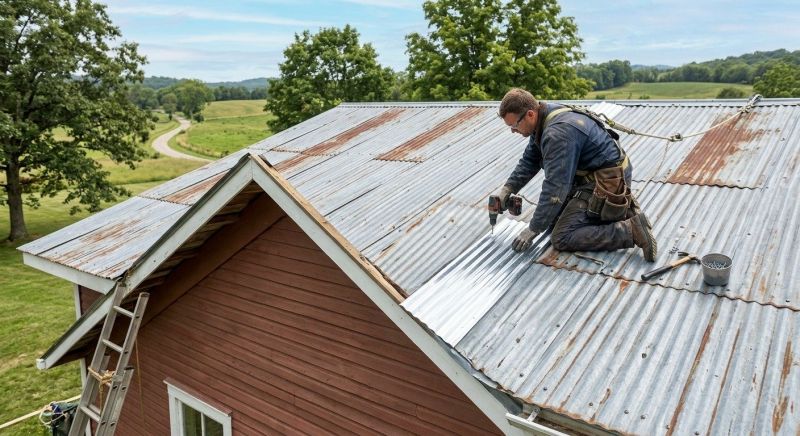 Corrugated Roof Repair in Aurora, CO