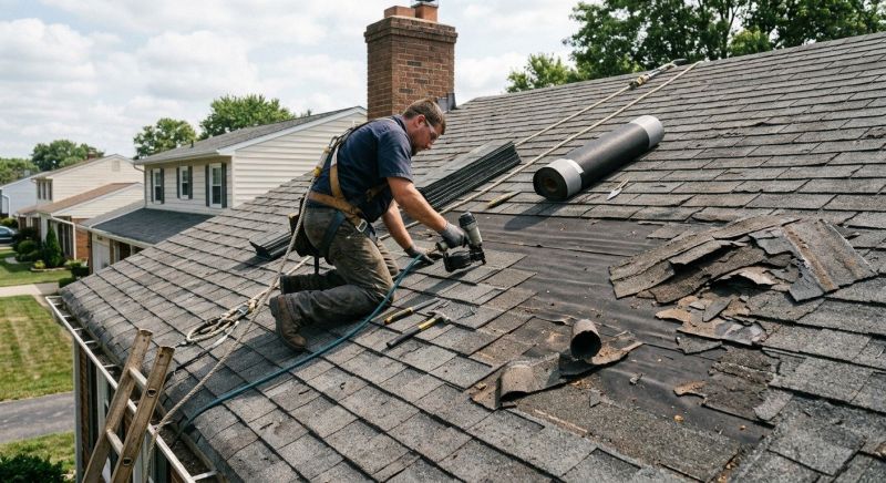 Damaged Roof Repair in Littleton, CO