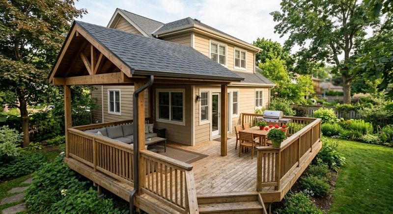 Deck Roof Construction in Elizabeth, CO