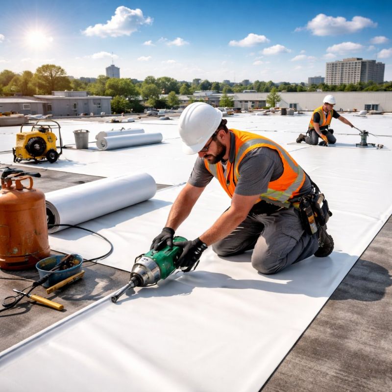 Epdm Roof Installation in Elizabeth, CO