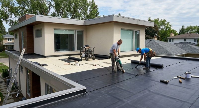 Flat Roof Installation in Elbert County, CO