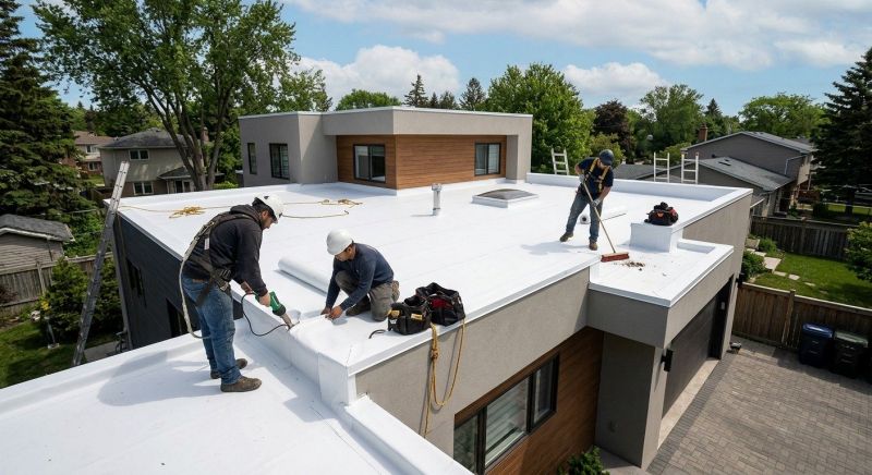 Flat Roof Installation in Elbert County, CO