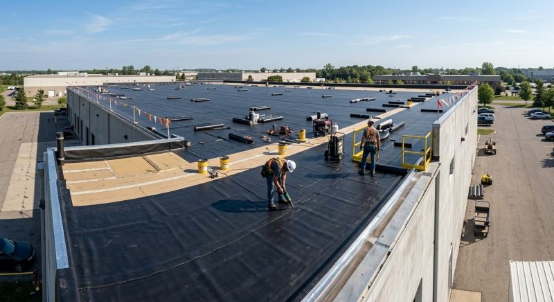 Flat Roof Installation in Elbert County, CO