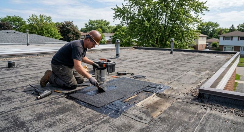 Flat Roof Repair in Elbert, CO