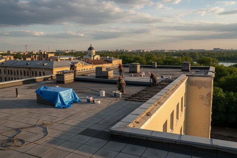 Flat Roof Replacement in Aurora, CO