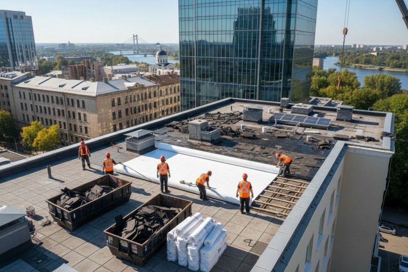 Flat Roof Replacement in Elbert, CO