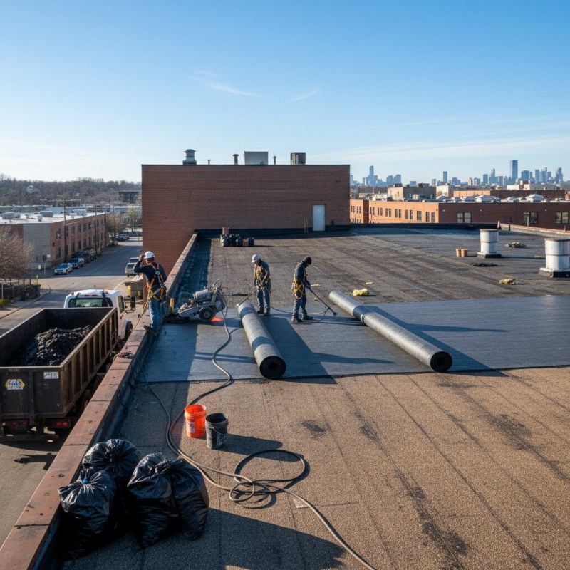 Flat Roof Replacement in Larkspur, CO