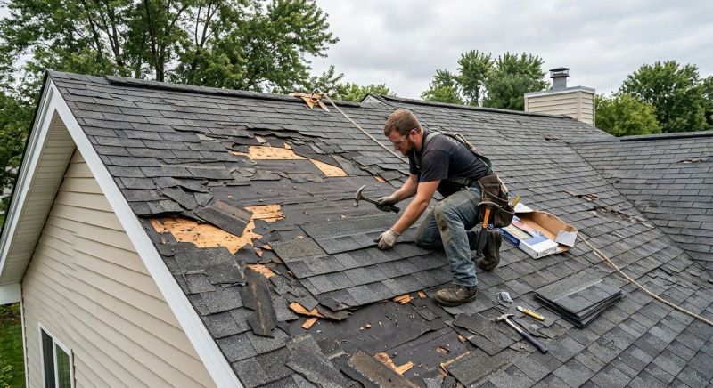 Hail Damage Roof Repair in Larkspur, CO