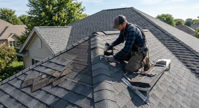 Hip Roof Shingle Replacement in Elizabeth, CO