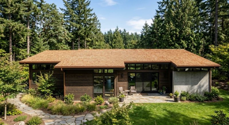 Natural Wood Roof Installation in Elizabeth, CO