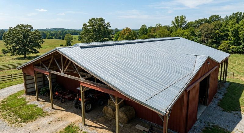 Pole Barn Roof Repair in Elizabeth, CO