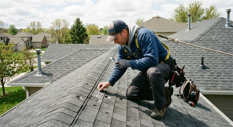 Roof Damage Inspection in Arapahoe County, CO