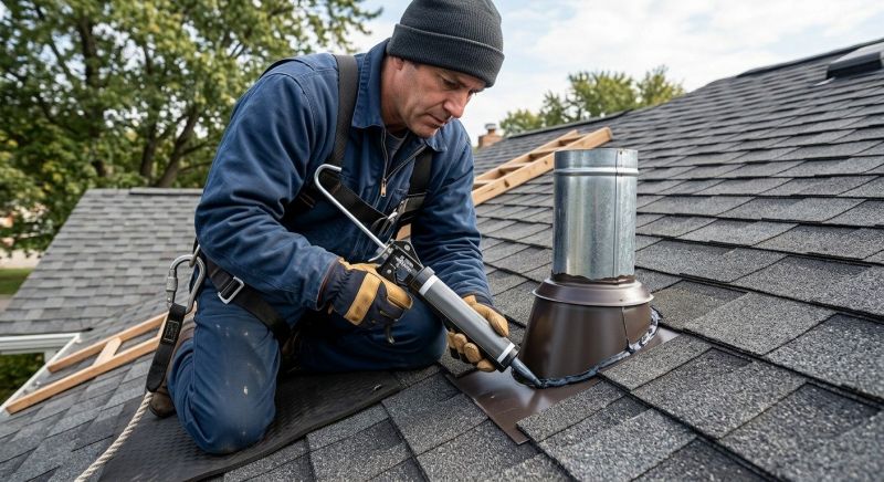 Roof Vent Flashing Repair in Elizabeth, CO