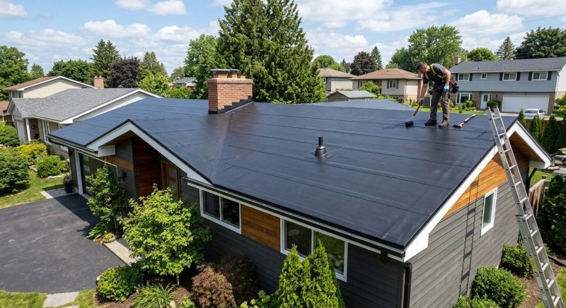 Rubber Roof Installation in Elizabeth, CO