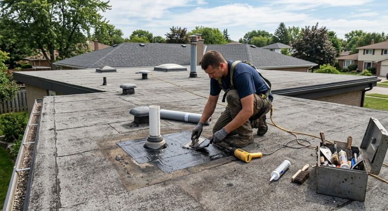 Rubber Roof Repair in Arapahoe County, CO