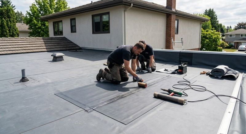 Rubber Roof Repair in Larkspur, CO