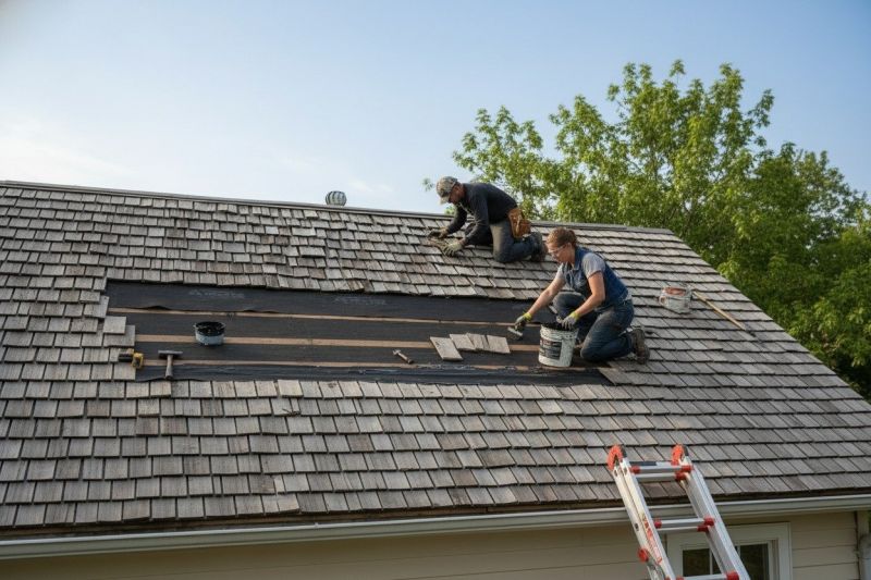 Shake Shingle Repair in Littleton, CO