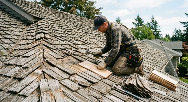 Shake Shingle Repair in Parker, CO