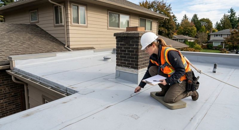 Single Ply Roof Inspection in Elizabeth, CO