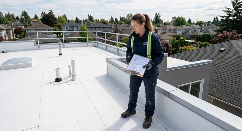 Single Ply Roof Inspection in Elizabeth, CO