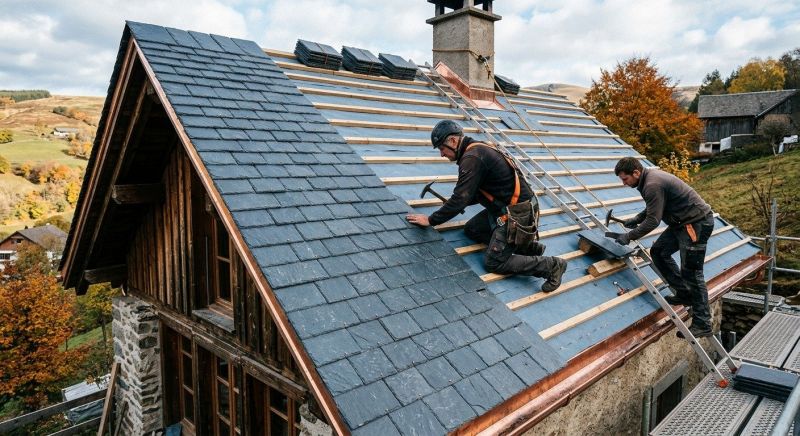 Slate Roof Construction in Parker, CO