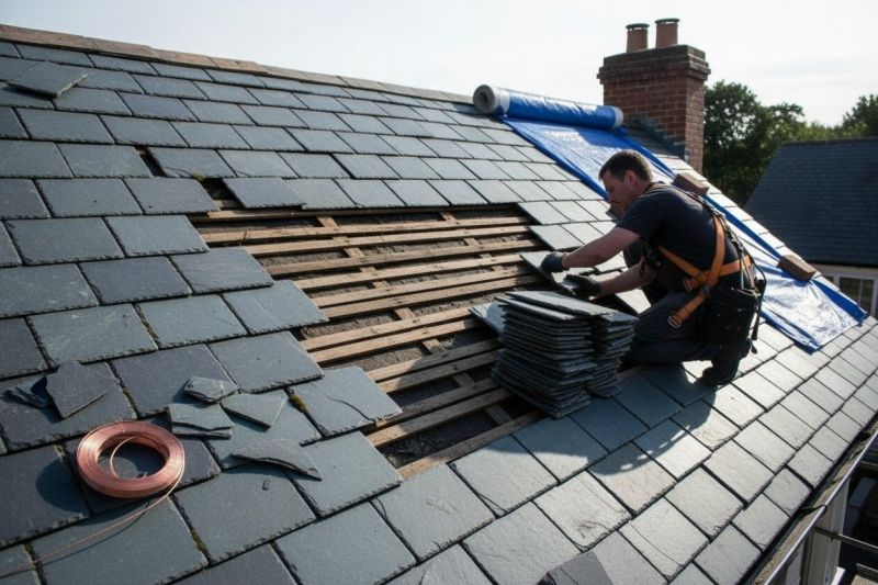 Slate Roof Leak Repair in Elizabeth, CO