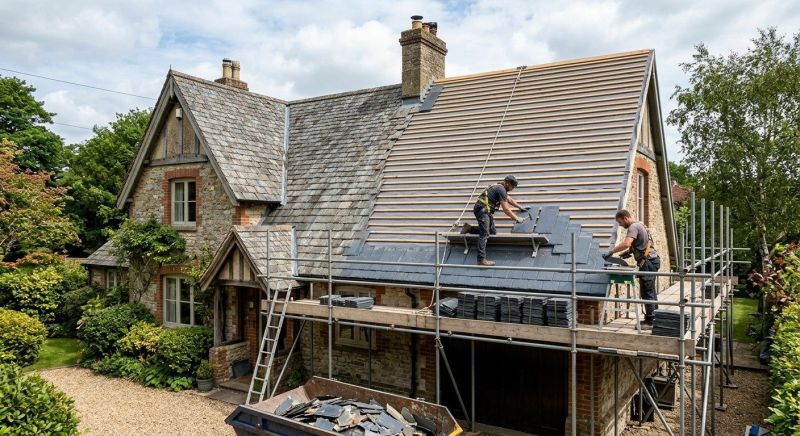Slate Roof Replacement in Littleton, CO
