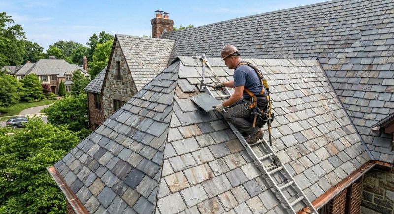Slate Shingle Replacement in Elizabeth, CO