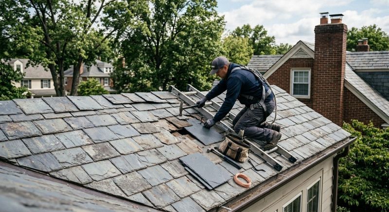 Slate Shingles Repair in Elbert County, CO