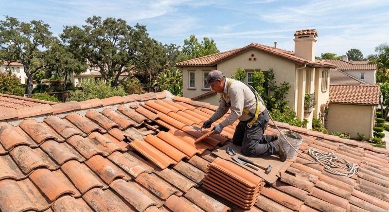 Spanish Tile Roof Repair in Elizabeth, CO